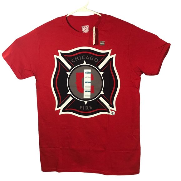 MLS Other - Chicago Fire Official MLS Graphic Tee Red Unisex Size M